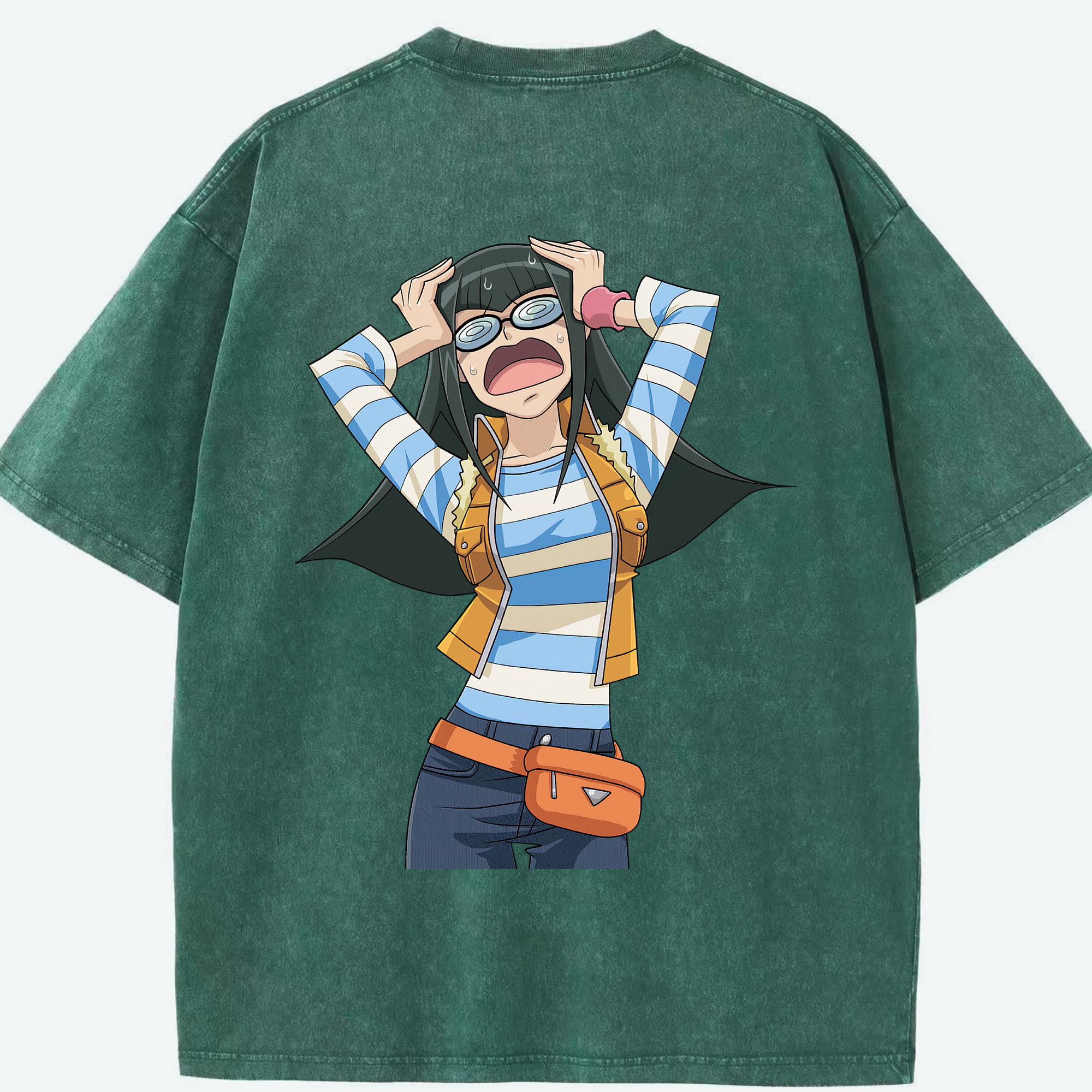 （画像用） 遊☆戯☆王 Yu-Gi-Oh! 綿100% ヴィンテージ風 半袖Tシャツ（背面プリント）